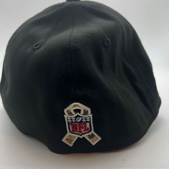 New Orleans Saints New Era 2021 Salute To Service 39THIRTY Flex Hat-Camo M/L-NWT - Picture 4 of 6